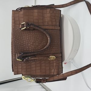 London Fog Brown Shoulder Purse